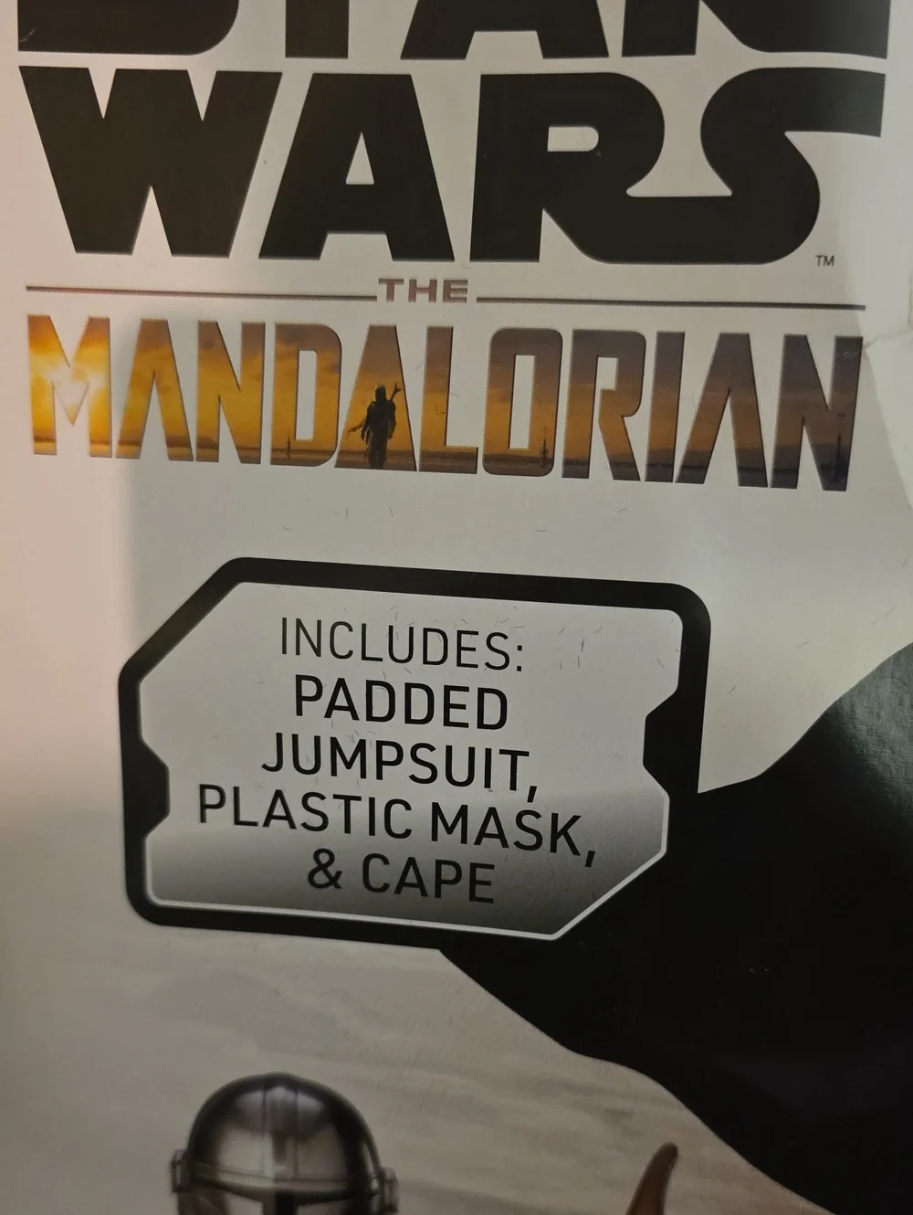 STAR WARS MANDALORIAN BOYS SIZE LARGE COSTUME